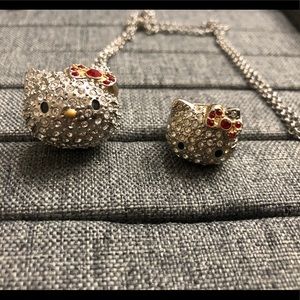Sanrio Hello Kitty Necklace and Ring